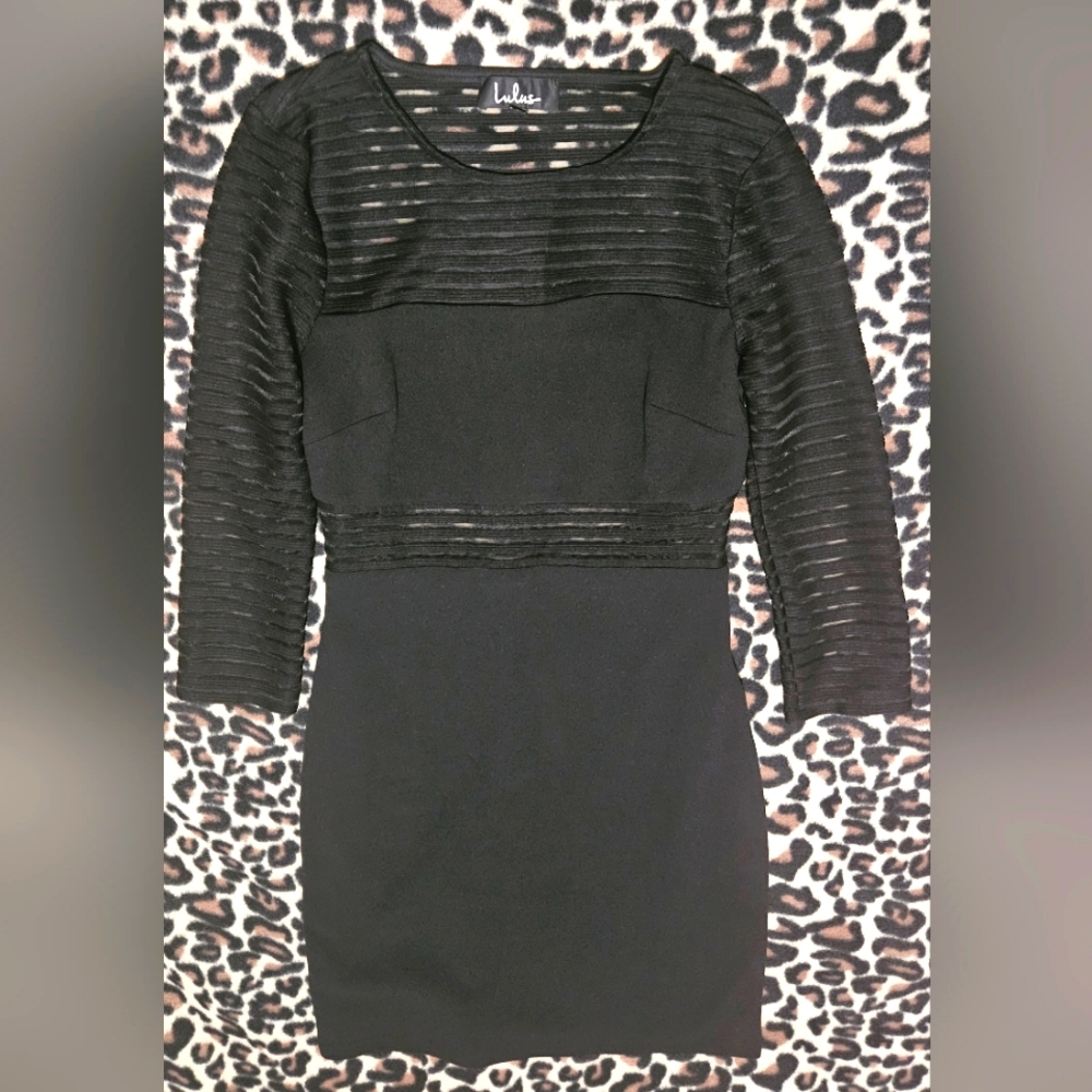 Womens Black Mini Lulus dress!